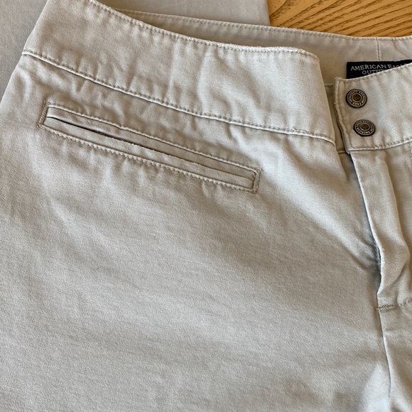 Vintage American Eagle Outfitters Pant Creme /Khaki Size 4 - Picture 9 of 13